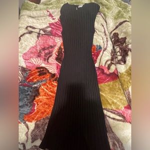 Reformation long black dress!